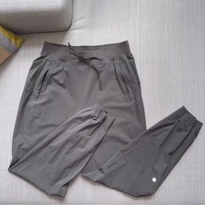 lululemon Olive Green / Gray Joggers With Drawstring Waist